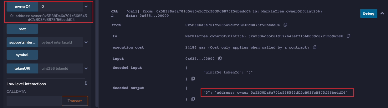 Solidity实现默克尔树 Merkle Tree_Solidity_07