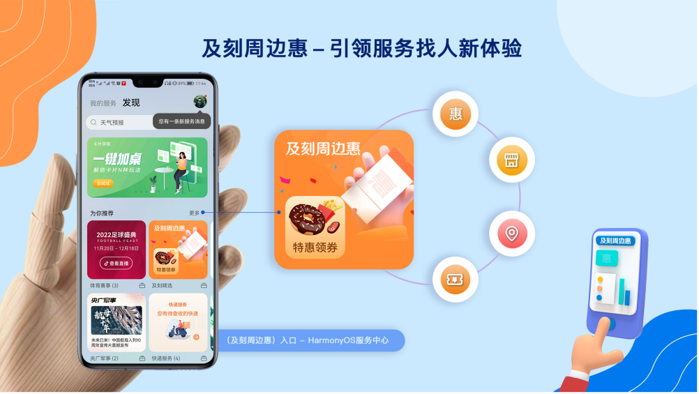 及刻周边惠：拥抱HarmonyOS原子化服务-鸿蒙开发者社区