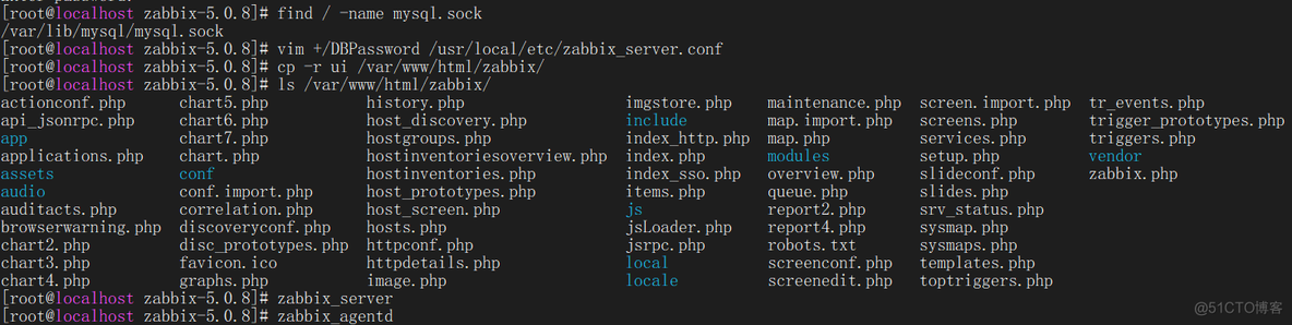 （Openeuler-x86）编译安装php-7.4+zabbix5.0.8（Apache+php+zabbix）_mysql_28