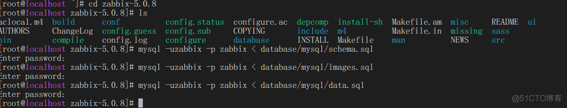 CentOS7-x86 编译安装zabbix（nginx+php+mariaDB+zabbix5.0.8）_zabbix_06