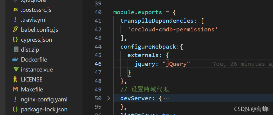 vue中在vue.config.js使用externals引入jquery【cdn】_jquery_02