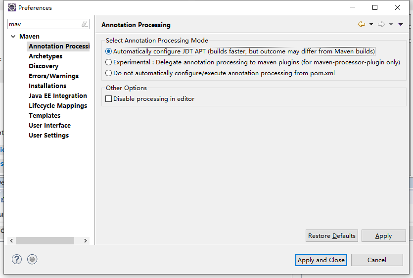 eclipse 使用 mapstruct 报错NoClassDefFoundError 解决_java_03