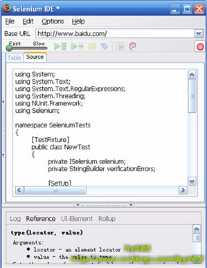 认识Selenium --- Selenium IDE的使用_ide_10