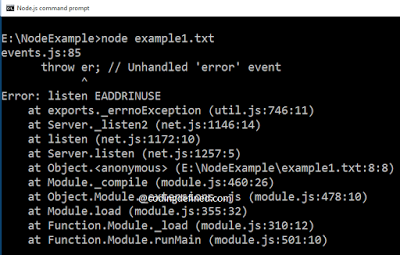 Node.js listen EADDRINUSE 错误解决 How to solve nodejs Error: listen EADDRINUSE_网络