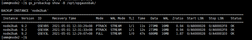 openGauss备份恢复之gs_probackup_数据库_07