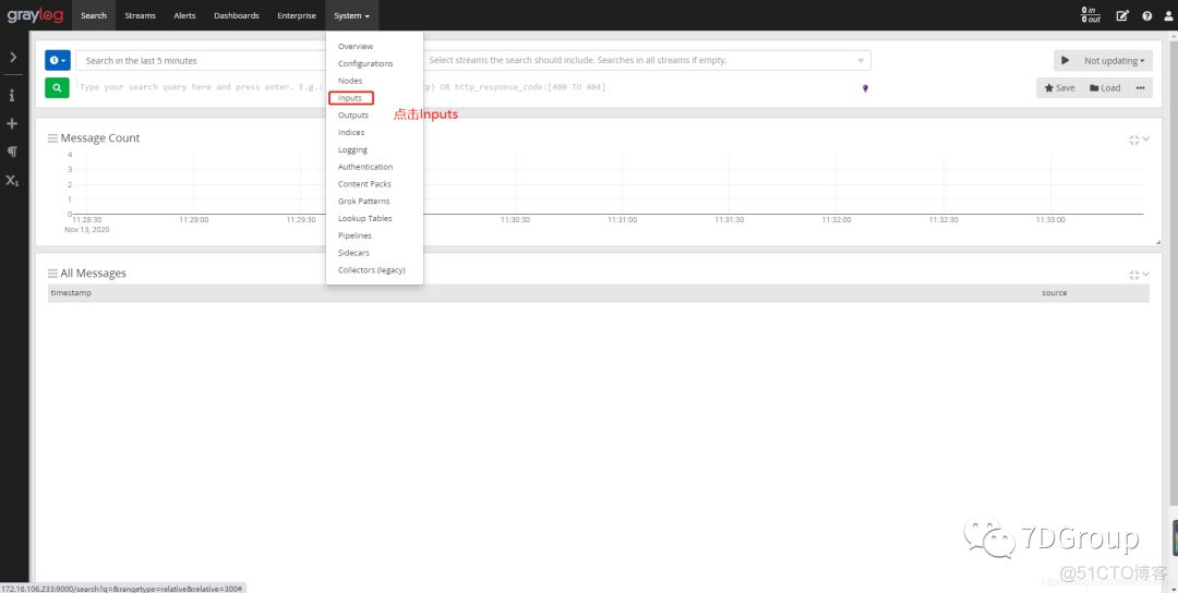 走进Java接口测试之整合 Graylog 实现日志收集_spring_05