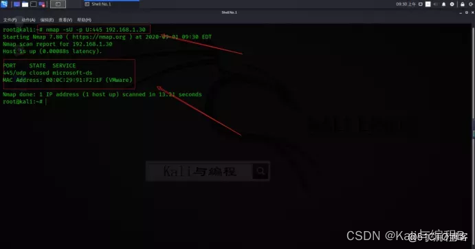 网络安全与网站安全及计算机安全：如何使用Kali Linux的Nmap探测目标计算机端口状态_操作系统_08