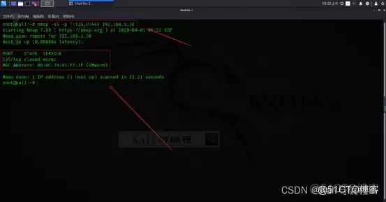 网络安全与网站安全及计算机安全：如何使用Kali Linux的Nmap探测目标计算机端口状态_网站安全_10