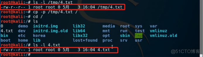 Kali Linux基础操作学习篇——cp命令（一）_Kali_06