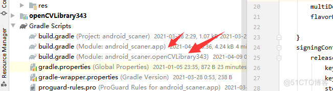 Android studio中配置opencv，不需要opencv manager，手机上直接运行，亲测有效_Android_03