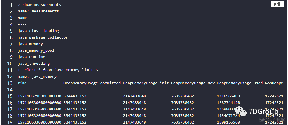 性能监控之Telegraf+InfluxDB+Grafana实现JMX实时监控_xml_07