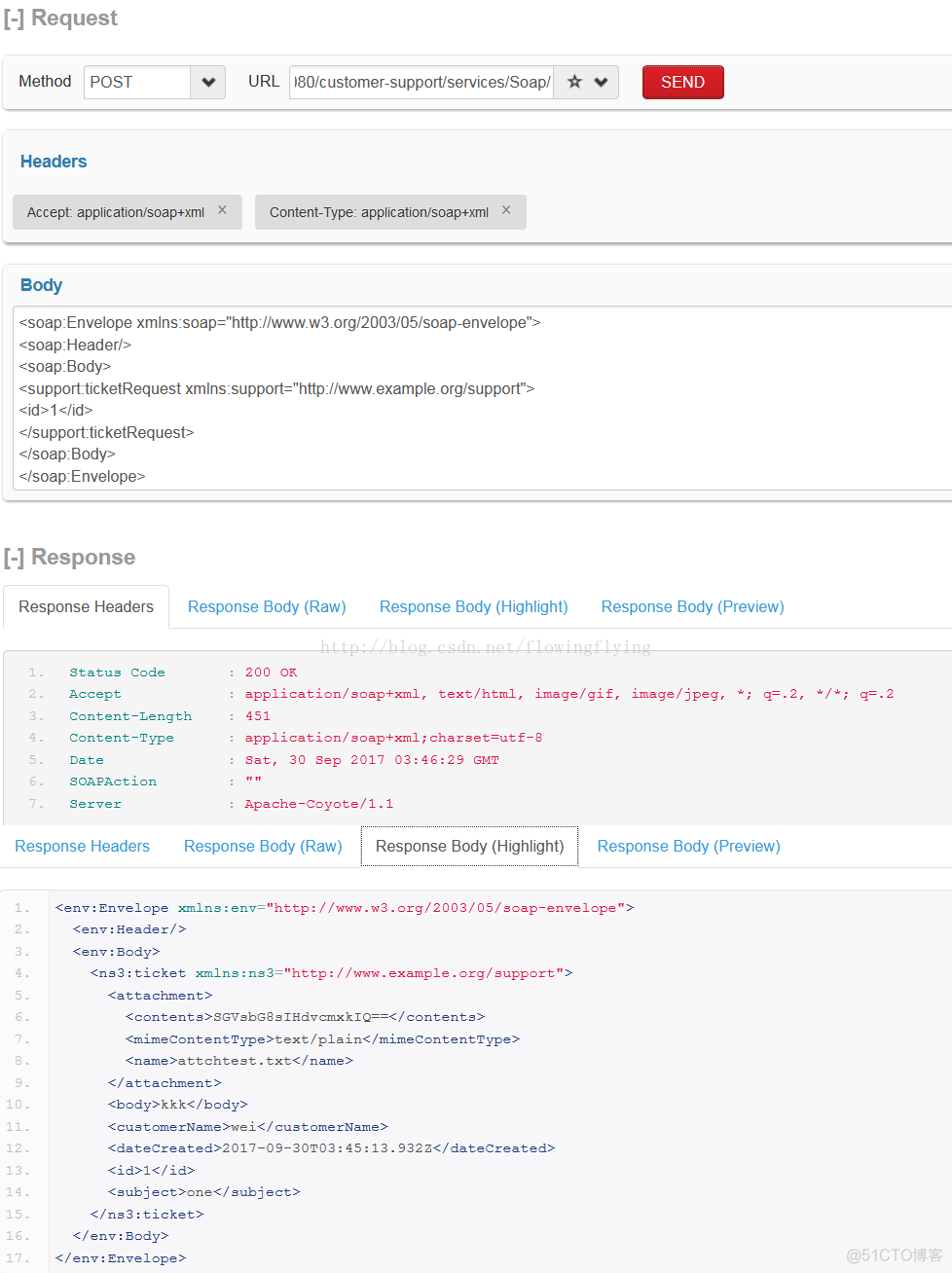 Java for Web学习笔记（八五）：SOAP（2）小例子_xml