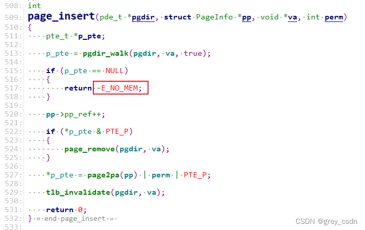 1664_MIT 6.828 JOS页管理的相关行为实现_kernel_13