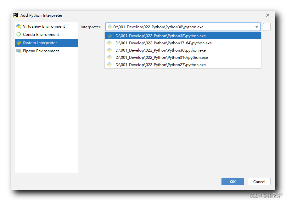 【Python】PyCharm 基本使用 ① ( PyCharm 中创建 Python 工程 | 创建工程 | 设置工程路径 | 设置工程 Python 解释器 )_pycharm_05