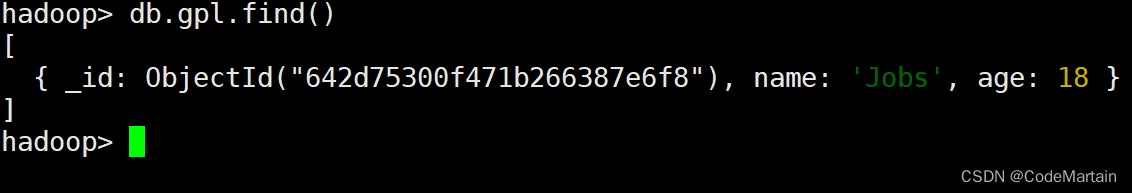 自学大数据第14天NoSQL~MongoDB及其命令_字段_19