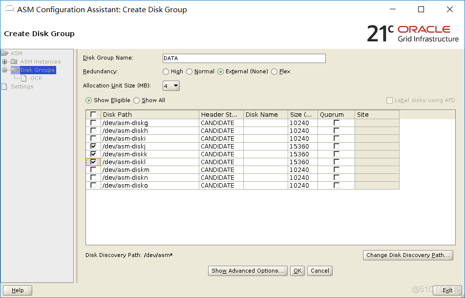 Oracle rac 21c安装详细过程_IP_65