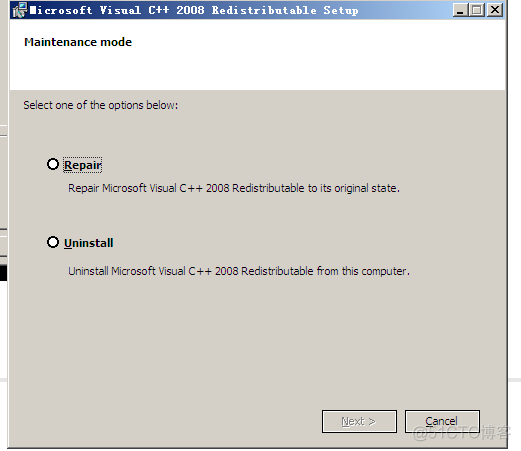 Microsoft Visual C++ 2008 Redistributable 卸载_bc_04