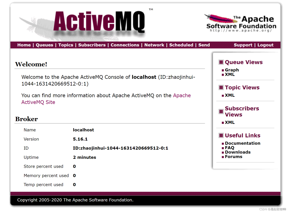 消息中间件--ActiveMq的使用教程_apache