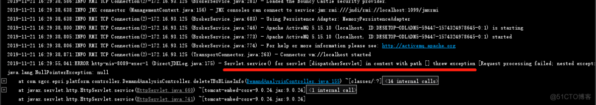 异常：Servlet.service() for servlet [dispatcherServlet] in context with path [] threw exception 已解决_数据_03