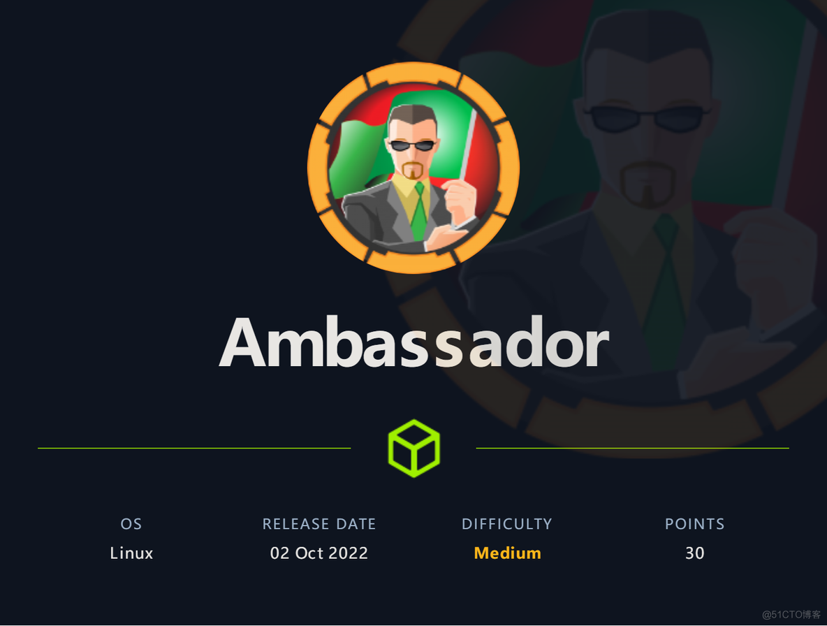 HackTheBox Ambassador 枚举获得用户shell，git consul API提权_hackthebox