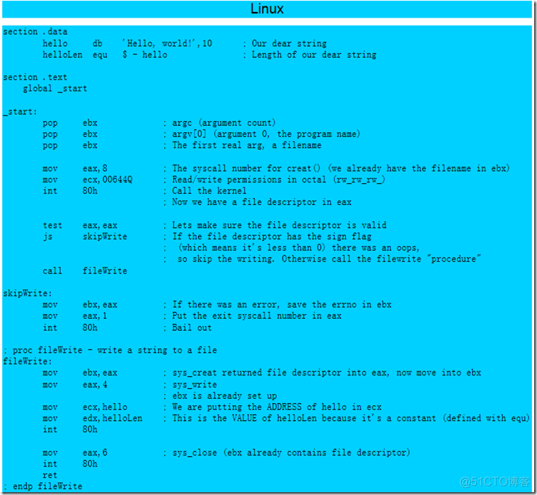 如何在Linux下写汇编_系统调用_04