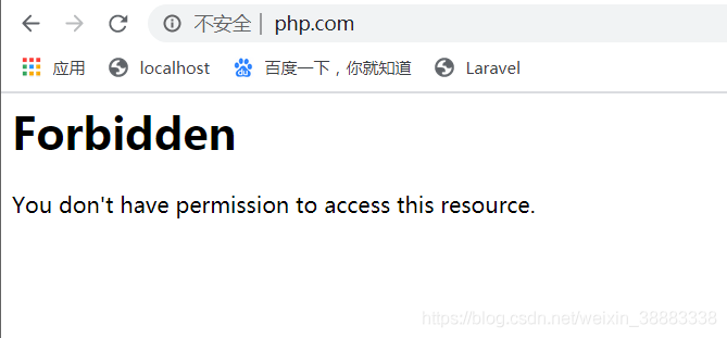 Apache提示You don‘t have permission to access / on this server问题解决_ngIfOf