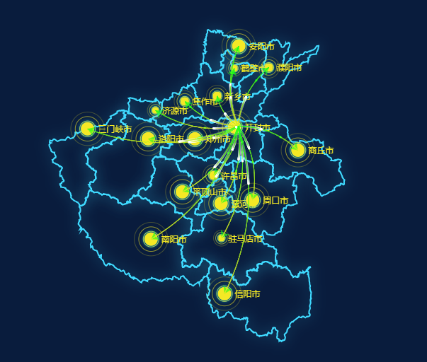 echarts实现地图_javascript