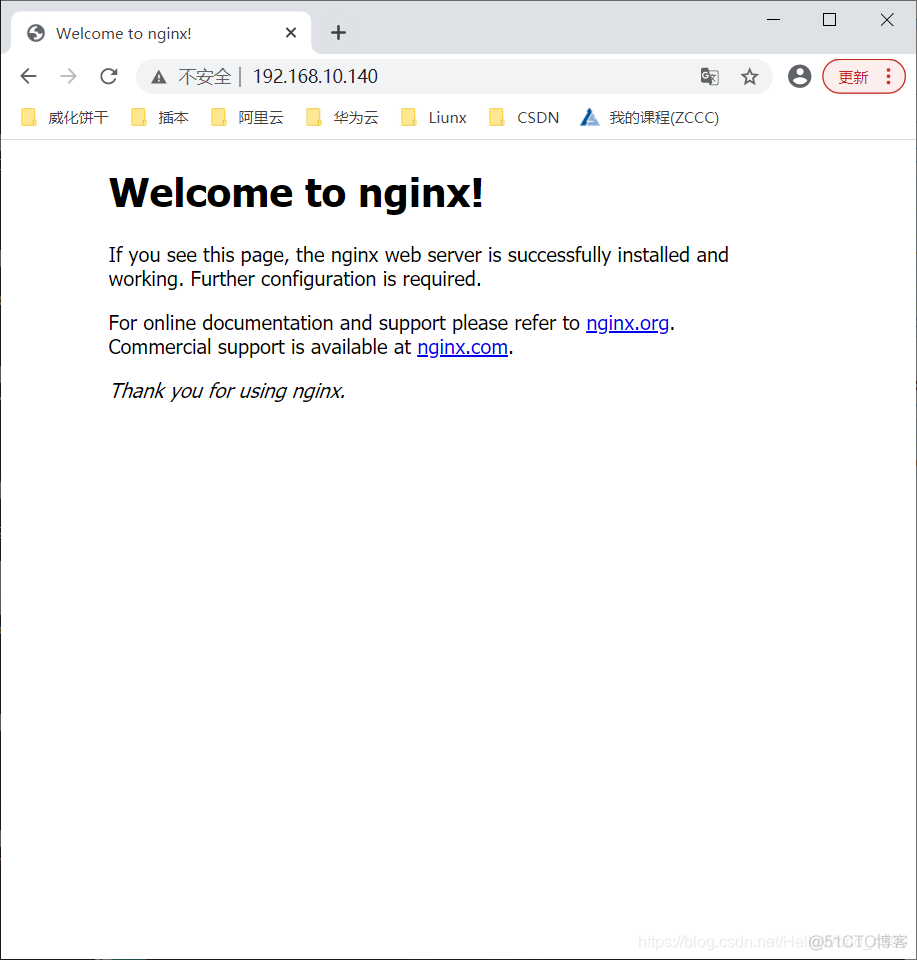 部署Nginx服务器，实现对Tomcat服务器的反向代理_反向代理_02
