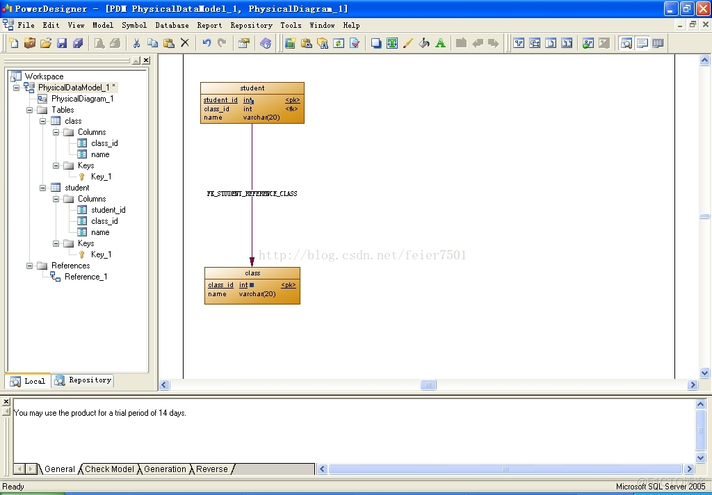 powerdesigner15 物理数据模型_SQL_10