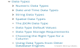 MySQL学习笔记：数据类型-字段选型