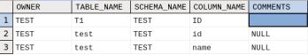 达梦数据库中注释的使用_sql_11