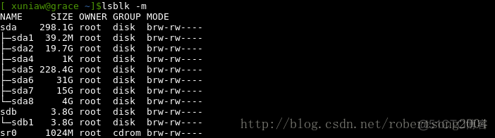 如何使用Linux lsblk命令列出块设备信息_块设备_03