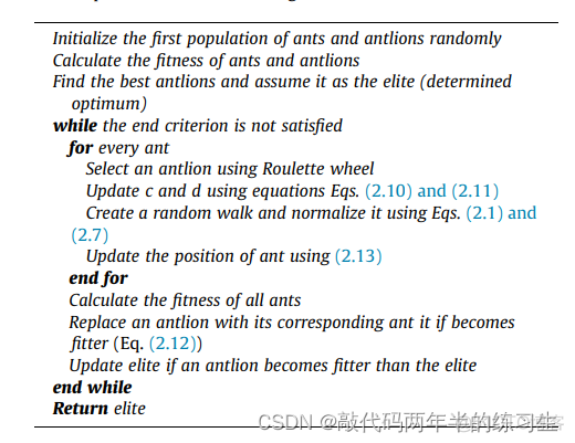 【Matlab】智能优化算法_蚁狮优化算法ALO_迭代_19