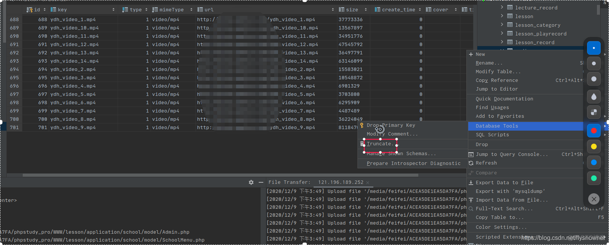 phpstrom 截断表 truncate_其他