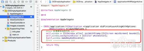 xcode创建一个singleview application_语言开发_06