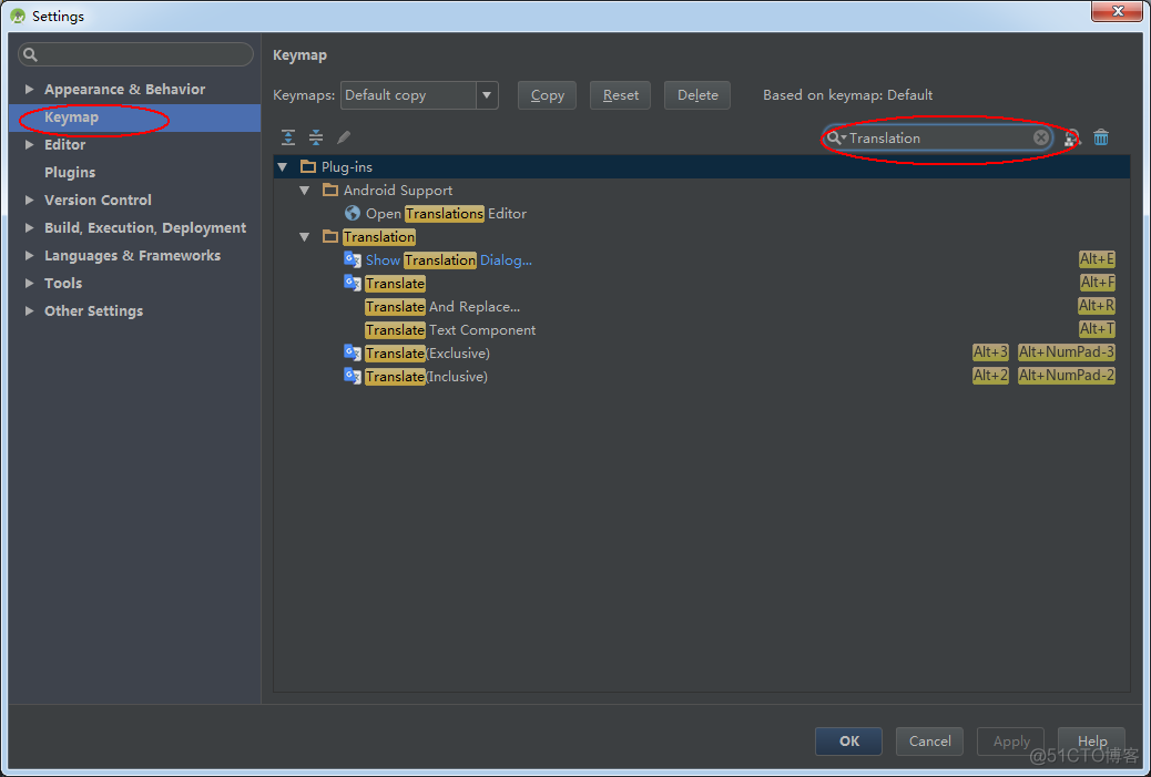 Android studio translate翻译出错 android翻译插件_快捷键_05