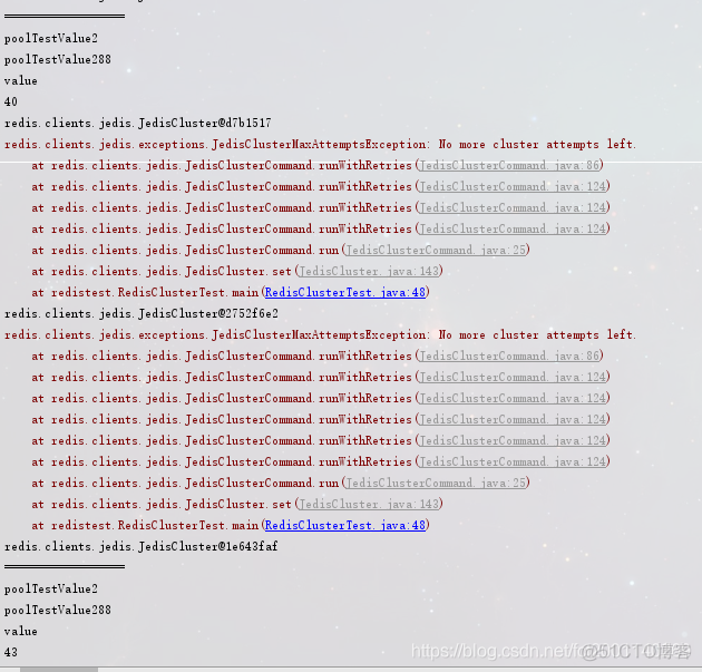 使用java代码连接RedisCluster集群实现_java_03