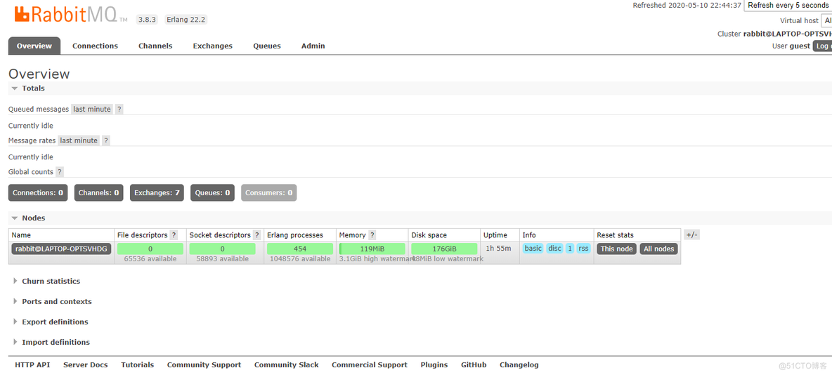 Windows本地搭建RabbitMQ Server_PHP_10