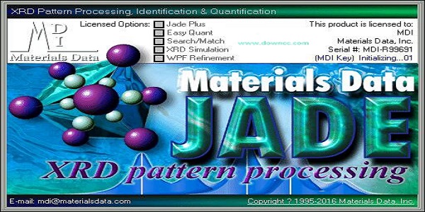 MDI Jeda中文版下载安装-MDI Jeda强大的xrd分析软件特色功能使用_数据可视化