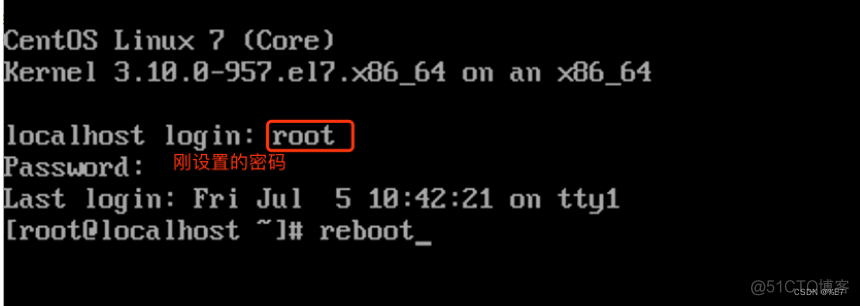 解决CentOS7忘记root密码 快速重置root密码（亲测有效）_root_07