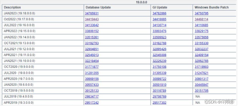 Oracle 19C 单机环境升级RU(19.3升级至19.12)_数据库