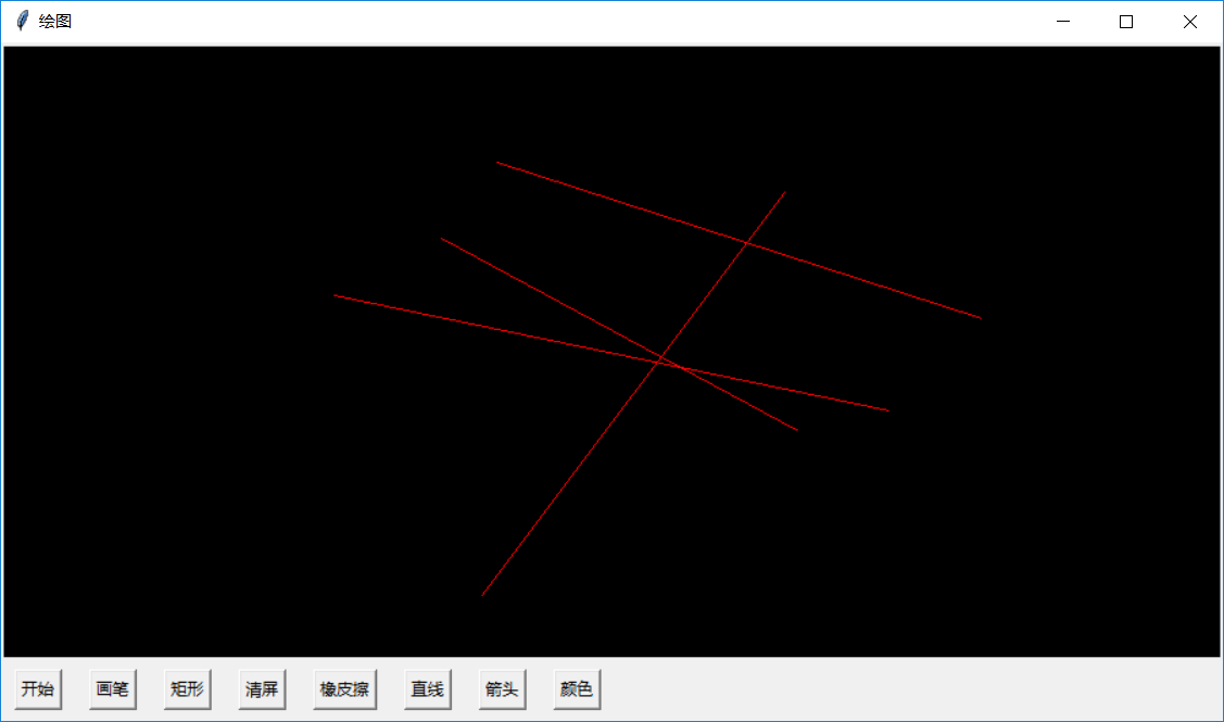 python画图画一条横线 python画直线_ide