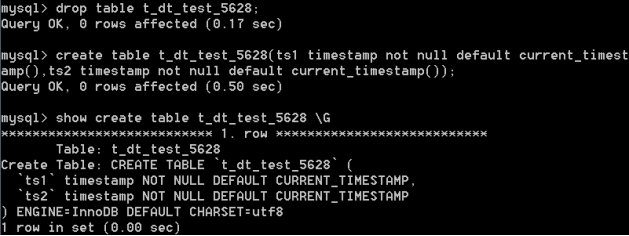 mysql 年月日查询 mysql年月日类型_默认值_09