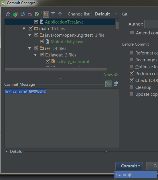 android studio .gitignore文件不生效 android studio git配置_Android studio_10