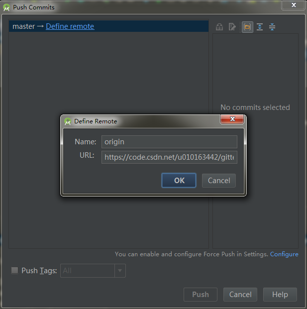 android studio .gitignore文件不生效 android studio git配置_git_12