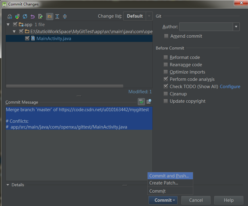 android studio .gitignore文件不生效 android studio git配置_提示框_20