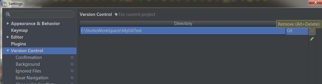 android studio .gitignore文件不生效 android studio git配置_Android studio_24