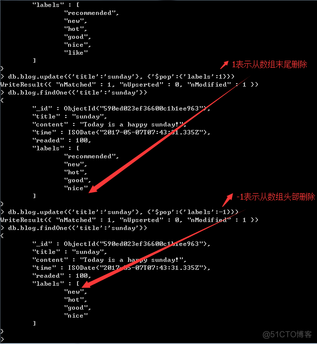 mongodb 删除分片 mongodb删除文档命令_shell_10