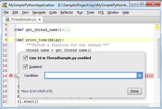 pytorch 断点 pycharm 断点_快捷键_02