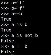 python 字符串中 等号后的字符 python判断两个字符串相等_内存地址_02